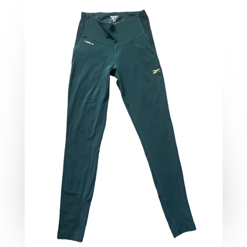 Reebok Les Mills Lux Perform leggings in Forrest green